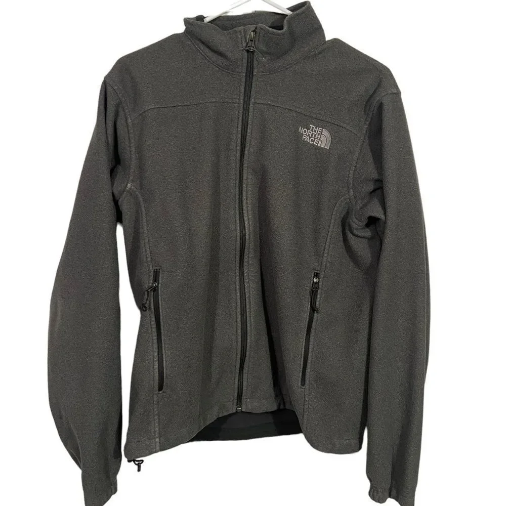 The North Face Grey Fleece Soft Shell Cold Weather Jacket
